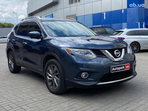 Nissan Rogue 2016 синий - фото 3