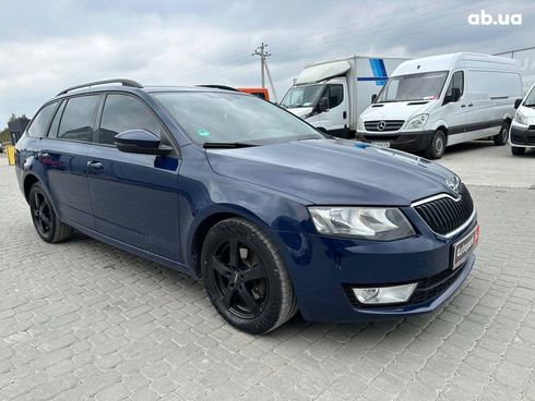 Skoda octavia a7 2013 синий - фото 8