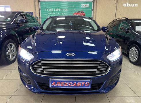 Ford Fusion 2016 синий - фото 7
