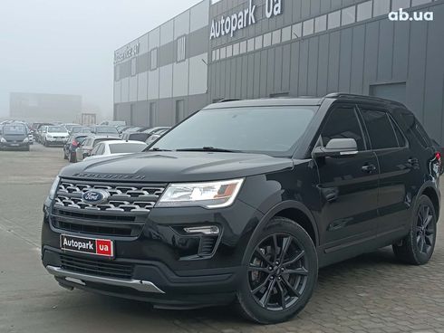 Ford Explorer 2018 черный - фото 2