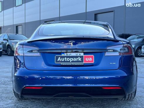 Tesla Model S 2022 синий - фото 6
