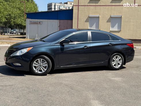 Hyundai Sonata 2012 синий - фото 2