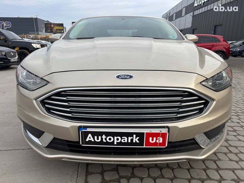 Ford Fusion 2016 бежевый - фото 2