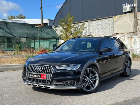 Audi a6 allroad 2016 черный - фото 1