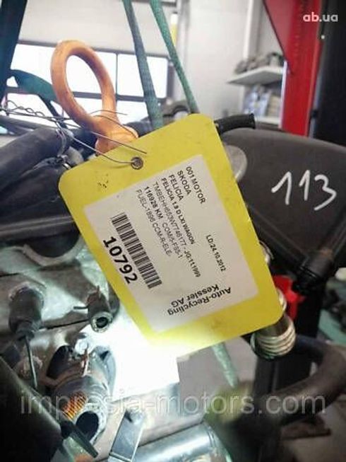двигатель в сборе для Skoda Felicia - купити на Автобазарі - фото 4