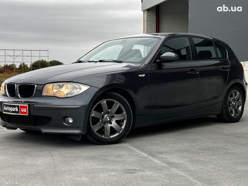 BMW 1 серия 2005 серый - фото 4