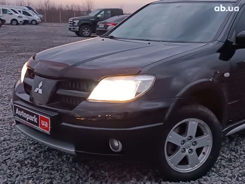 Mitsubishi Outlander 2008 черный - фото 2