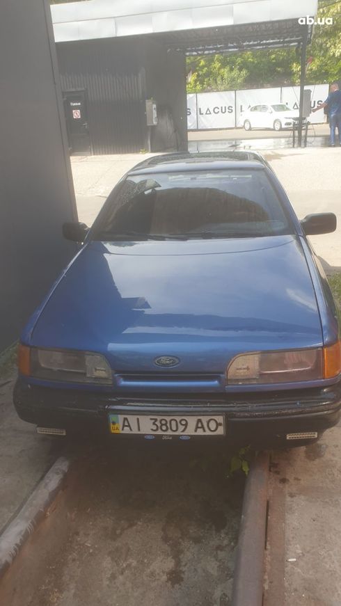 Ford Scorpio 1988 синий - фото 3