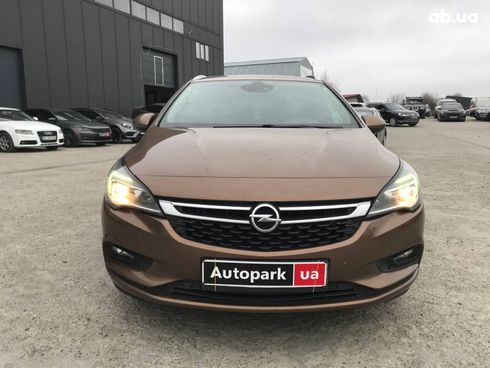 Opel Astra 2016 коричневый - фото 2