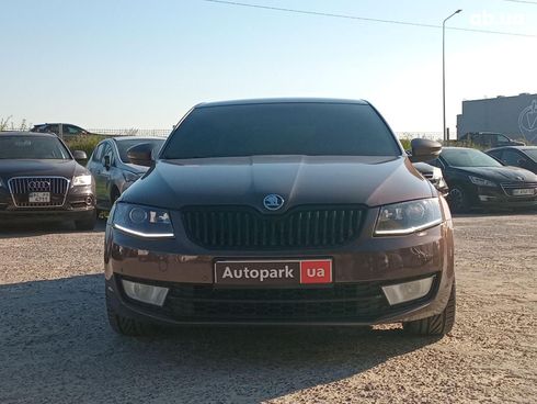 Skoda octavia a7 2017 коричневый - фото 2