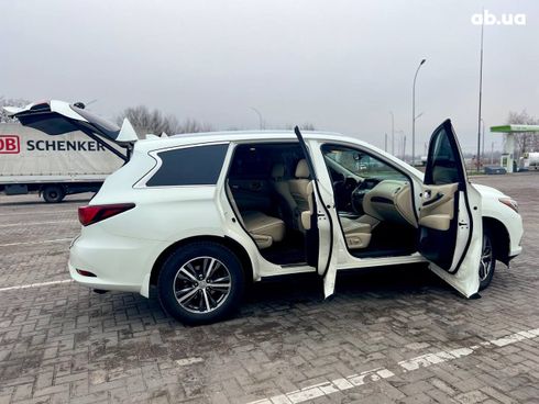 Infiniti QX60 2016 белый - фото 7