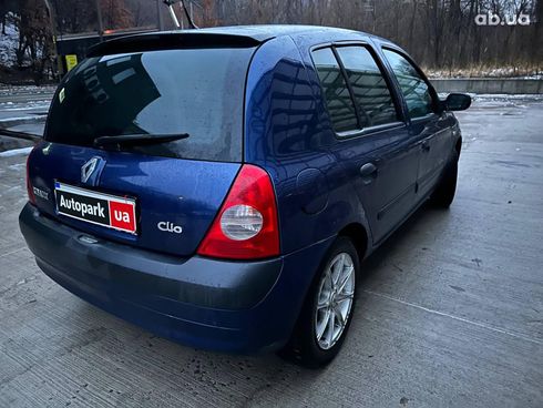 Renault Clio 2005 синий - фото 5