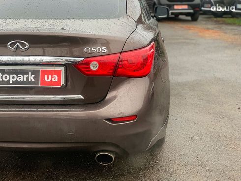 Infiniti Q50 2013 коричневый - фото 25