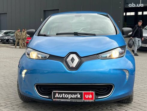 Renault Zoe 2019 синий - фото 2