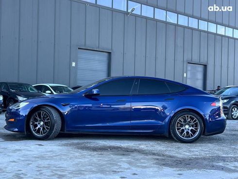 Tesla Model S 2022 синий - фото 3