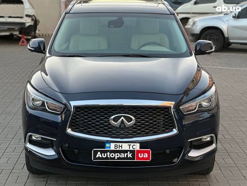 Infiniti QX60 2016 синий - фото 3