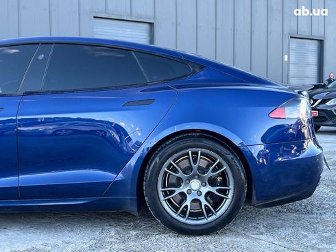Tesla Model S 2022 синий - фото 4