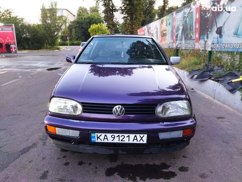 Volkswagen Golf 1995 фиолетовый - фото 2