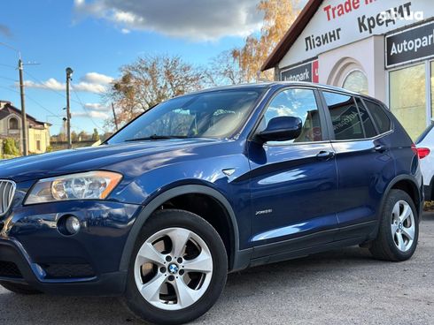 BMW X3 2011 синий - фото 5