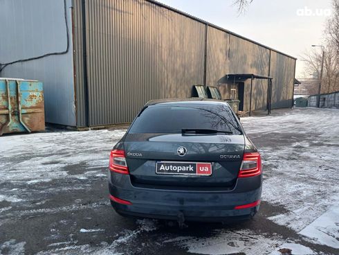 Skoda octavia a7 2015 серый - фото 6