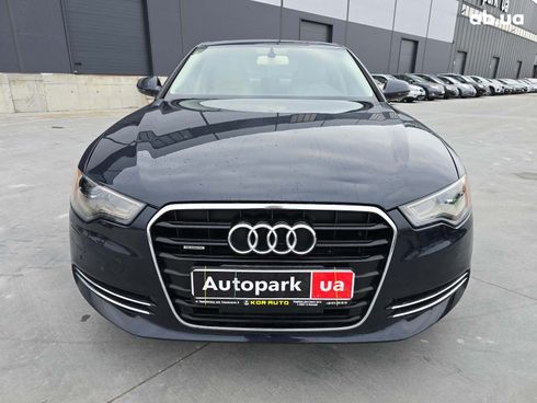 Audi A6 2013 синий - фото 2