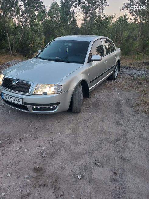 Skoda Superb 2006 серебристый - фото 2