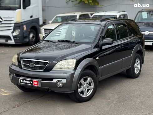 Kia Sorento 2003 черный - фото 2