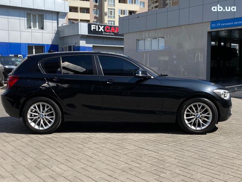 BMW 1 серия 2014 черный - фото 4