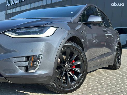 Tesla Model X 2020 серый - фото 4