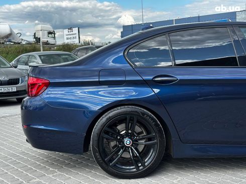 BMW 5 серия 2013 синий - фото 10