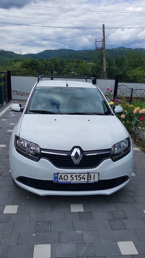 Renault Logan 2013 белый - фото 6