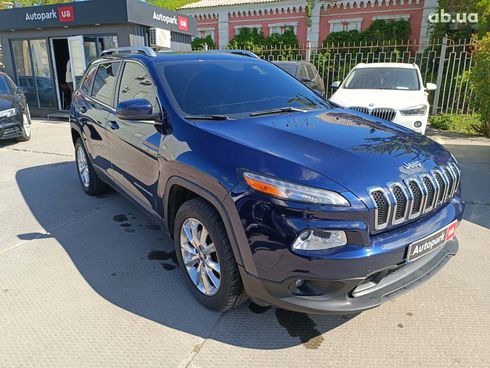 Jeep Cherokee 2014 синий - фото 8