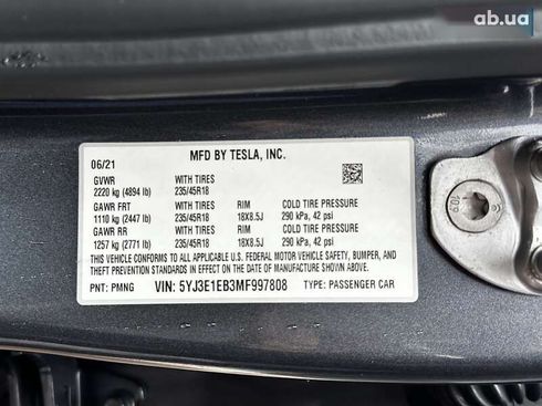 Tesla Model 3 2021 - фото 24