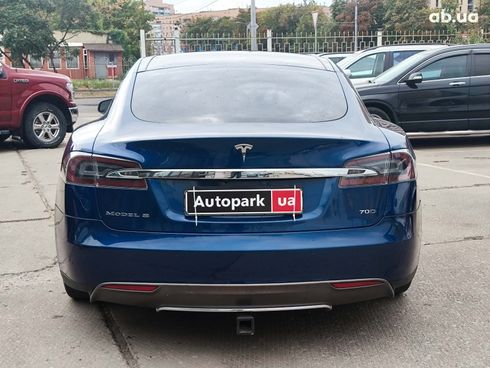 Tesla Model S 2015 синий - фото 5