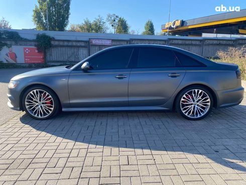 Audi A6 2016 серый - фото 8