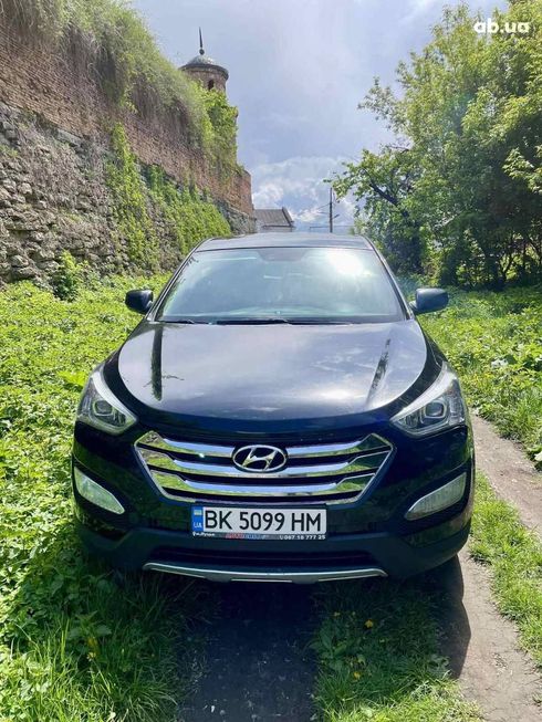 Hyundai Santa Fe 2014 черный - фото 2