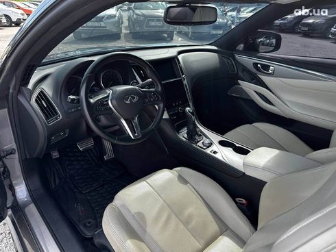 Infiniti Q60 2018 серый - фото 23