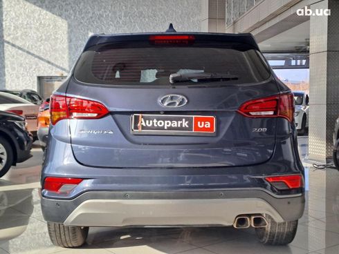 Hyundai Santa Fe 2017 синий - фото 12