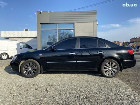 Hyundai Sonata 2009 черный - фото 2