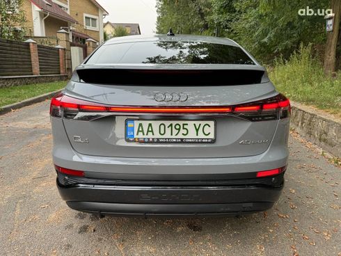 Audi Q4 Sportback e-tron 2023 серый - фото 5