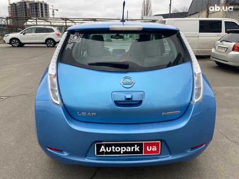 Nissan Leaf 2014 синий - фото 4