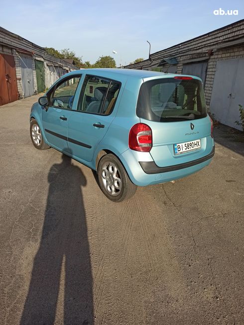 Renault Modus 2010 голубой - фото 7