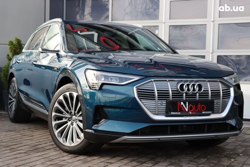 Audi E-Tron 2020 синий - фото 2