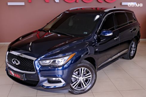 Infiniti QX60 2016 синий - фото 2