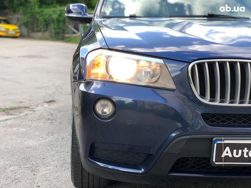 BMW X3 2011 синий - фото 10