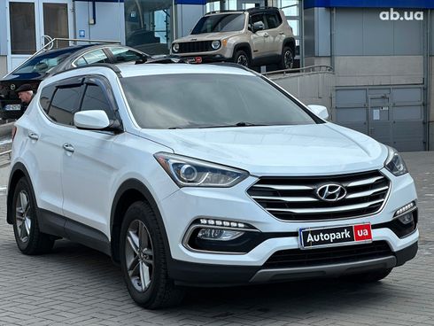 Hyundai Santa Fe 2016 белый - фото 3