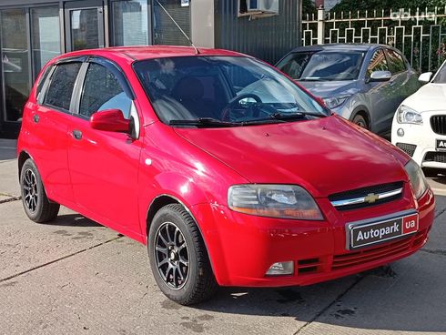 Chevrolet Aveo 2006 красный - фото 6