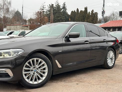 BMW 5 серия 2017 коричневый - фото 2
