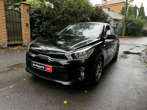 Kia Rio 2018 черный - фото 2