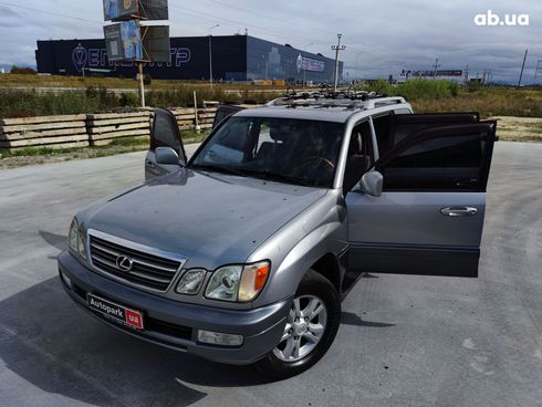 Lexus lx 470 2004 серый - фото 14